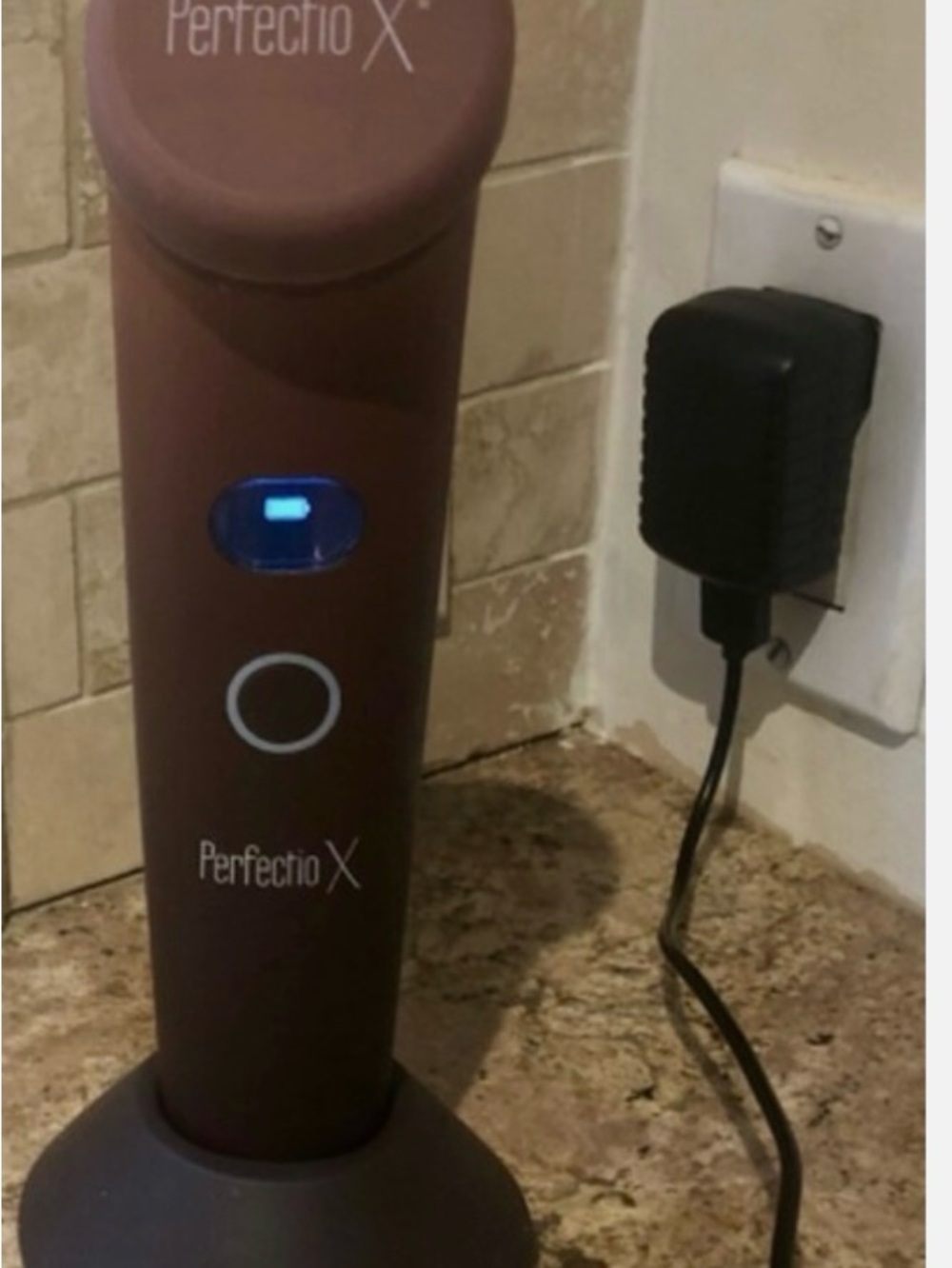 Perfectio X Electric Facial Cleansing Brush — Mauve